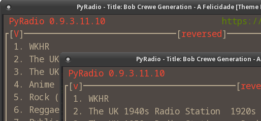 PyRadio Station Volume